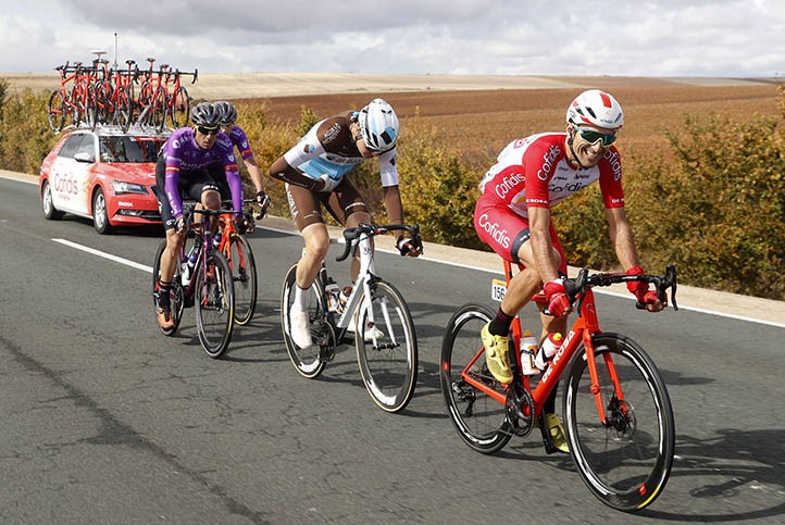 El marbellí Maté se mete en la fuga en la cuarta etapa de la Vuelta