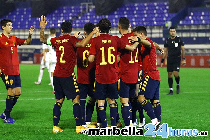 España sub-21 completa su estancia en Marbella con victoria sobre Israel (3-0)