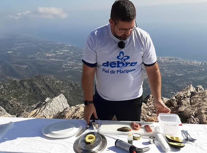 Dani García cocina en La Concha por los enfermos de piel de mariposa