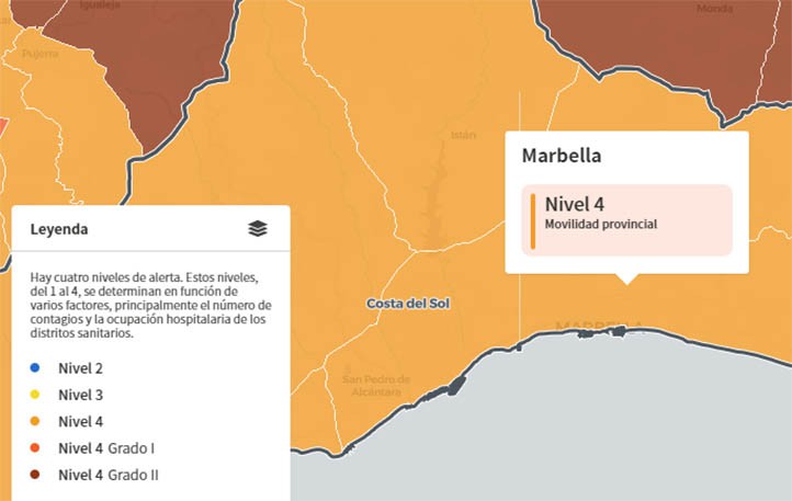 Marbella vuelve al nivel 4 de alerta sanitaria por coronavirus