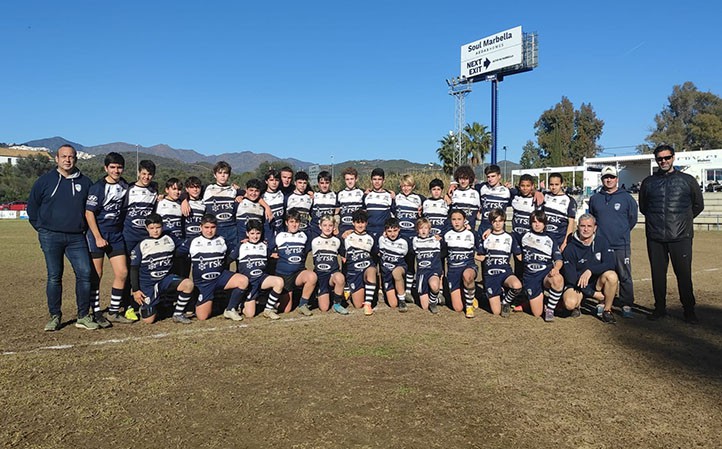 Buen papel de los equipos sub-14 del Marbella RC en un triangular