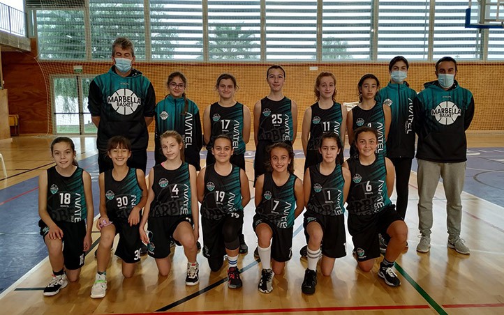 Victorias de las preinfantiles y de las minis del Marbella Basket en su debut