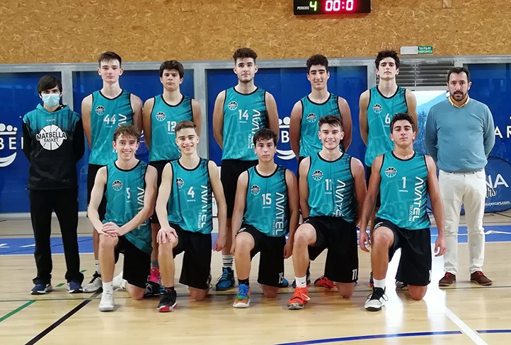 Gran triunfo del Marbella Basket júnior turquesa sobre Benalmádena (82-53)