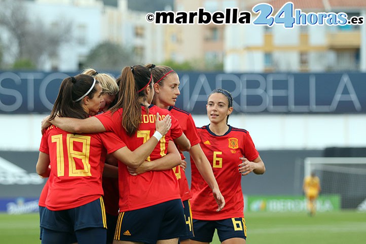 España se despide de Marbella con un solvente triunfo ante México (3-0)