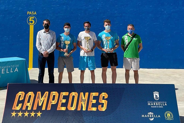 Gran nivel en el Campeonato de Andalucía de Clubes de Frontenis