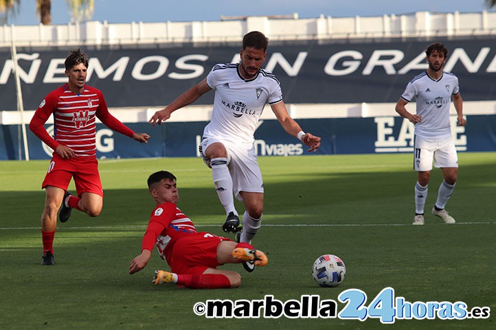 El Marbella FC, a esperar un milagro tras no ganar al filial del Granada (0-0)