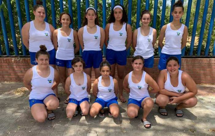 Las cadetes del CW Marbella logran un meritorio octavo puesto en el Nacional