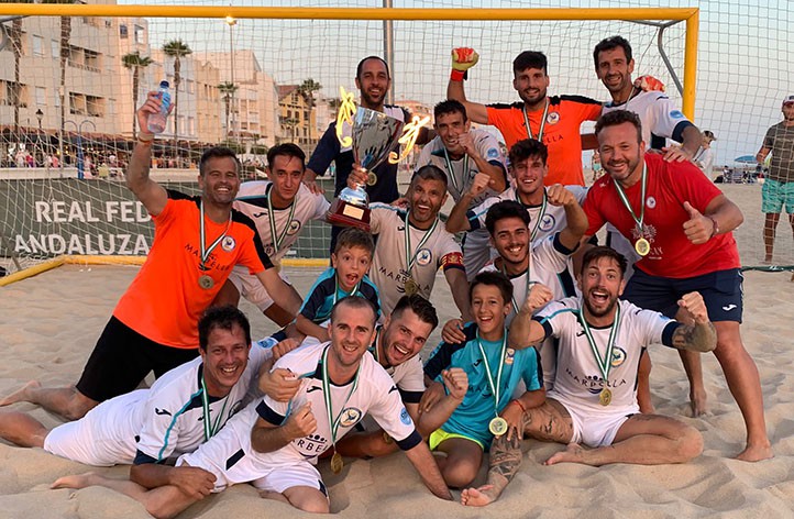 El CD Fútbol Playa Marbella conquista la Copa de Andalucía en Rota (9-3)