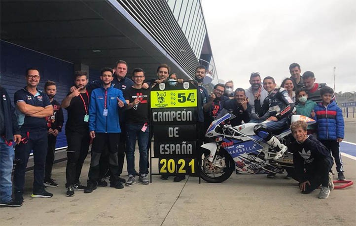 El marbellí Jesús Ríos, campeón de España de Superbike en Promo 3