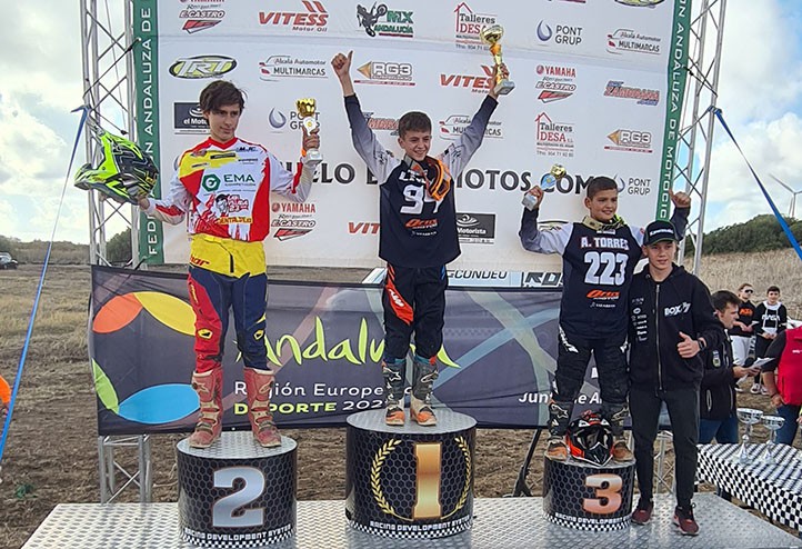 El marbellí Marino Villar marcha tercero en el campeonato andaluz de MX