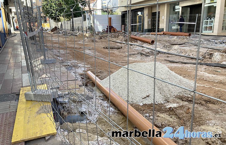 El PP rechaza dar ayudas a comercios afectados por las obras en Marbella