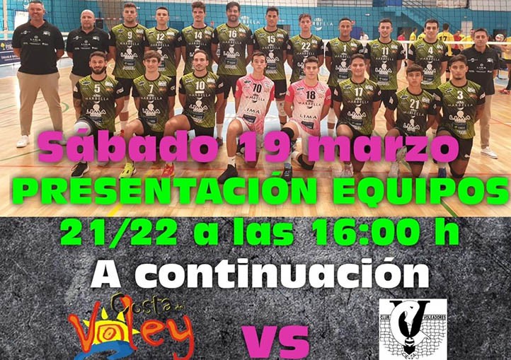 El Costa del Voley se presenta este sábado antes del partido contra CV Cieza