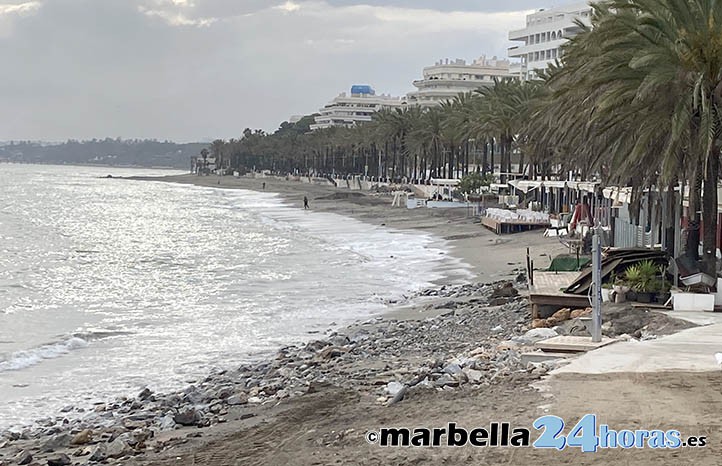 Colectivos urgen una solución para las playas de Marbella y San Pedro