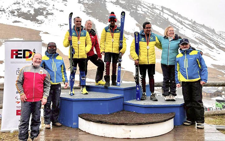 Jorge Otalecu se proclama subcampeón de España de Slalom Gigante