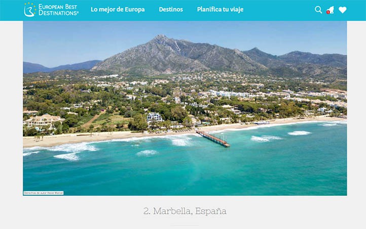 Marbella recibe de "Best Destination" la distinción por la que pagó 30.000 euros