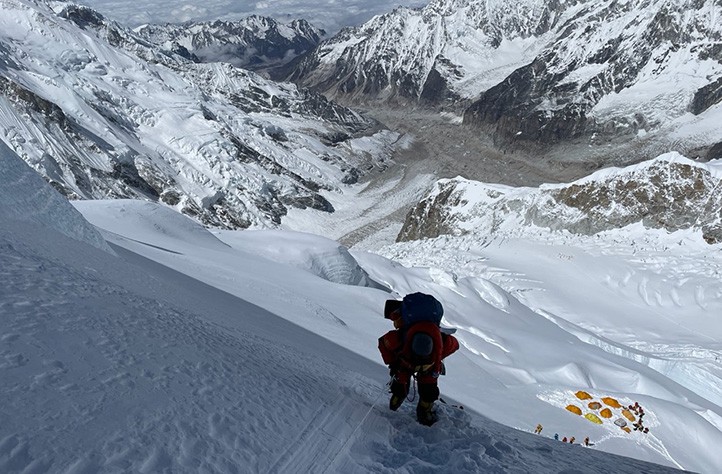 Lolo González se queda sin coronar la cima del Kanchenjunga