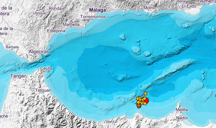 Un terremoto al sur del Mar de Alborán se deja sentir en Marbella