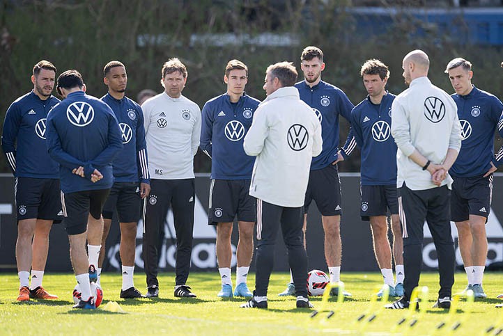 La selección alemana de fútbol realiza una concentración en Marbella