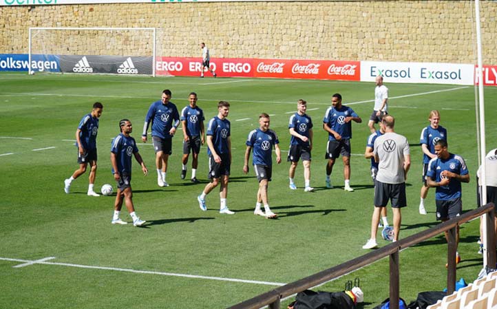 Alemania realiza este martes su primer entreno en Marbella Football Center