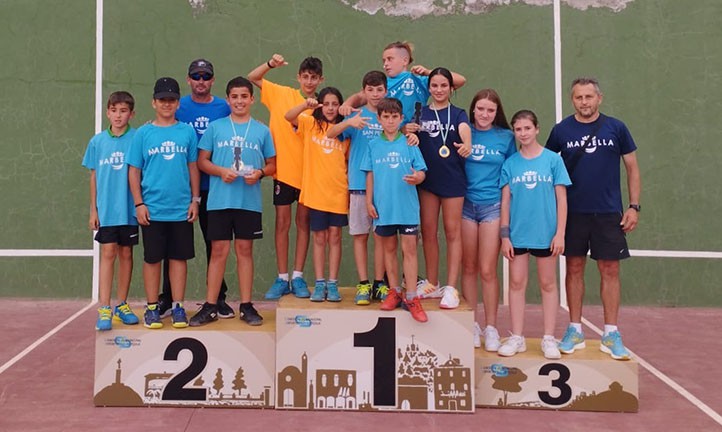 Buenos resultados para el Club Frontenis Marbella en el Open de Tijola