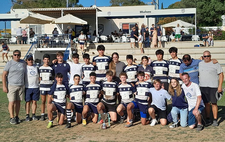 Los equipos sub-16 del Marbella RC logran subir al podio en Rugby 7s