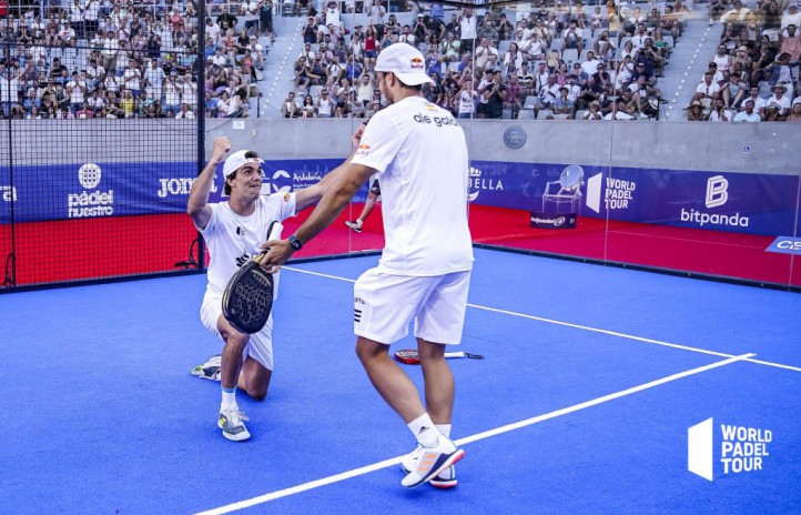 Momo y Álex se citan ante Lebrón y Galán en la final del Marbella Máster