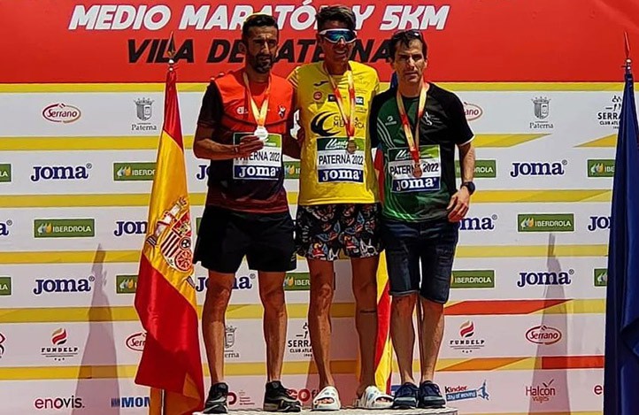 Díaz Carretero se proclama subcampeón de España en Media Maratón