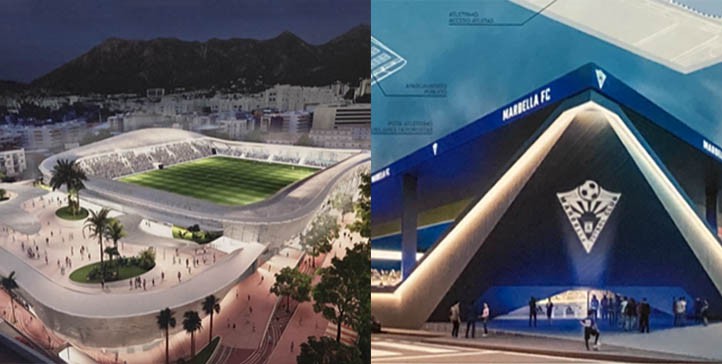 Arquitectos del estadio Metropolitano se presentaron al concurso en Marbella