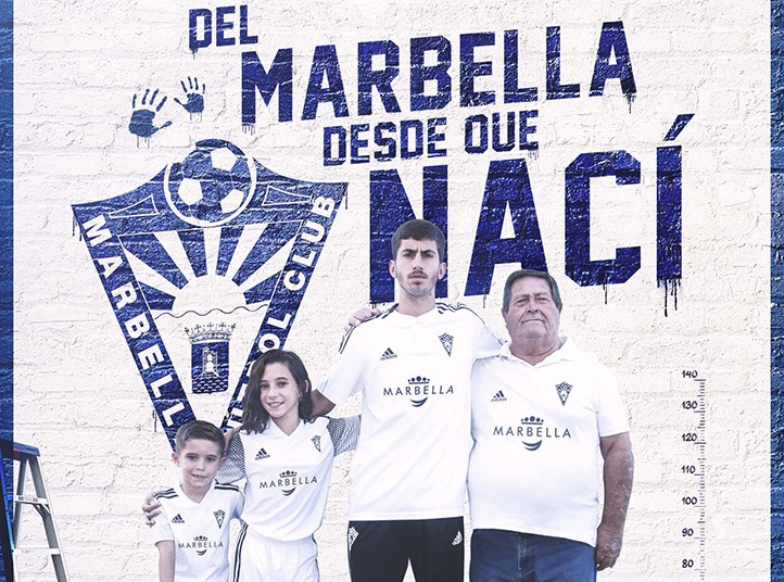 El club lanza la campaña de abonados: "Del Marbella desde que nací"