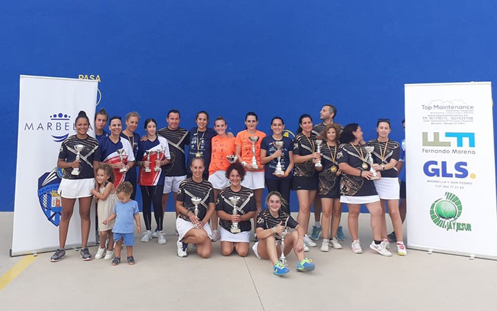 Buen nivel en el Campeonato de Andalucía de Frontenis Olímpico Femenino