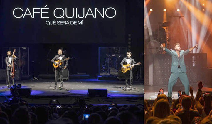 Café Quijano, Antonio José y María del Monte, en la Feria de San Pedro