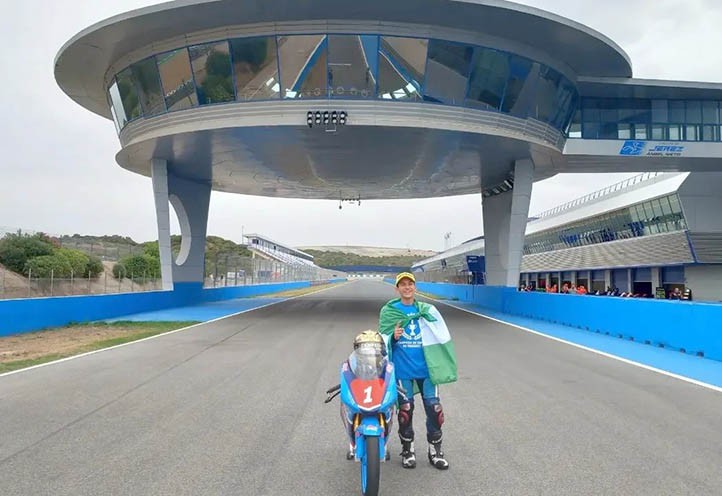 El marbellí Jesús Ríos celebra en Jerez su título de campéon de España