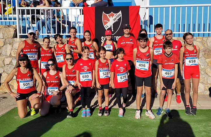 Nueve medallas para el Club Atletismo San Pedro en el Circuito Provincial