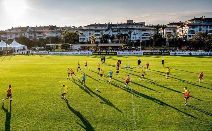 Marbella vuelve a ser el paraíso para los equipos europeos de fútbol