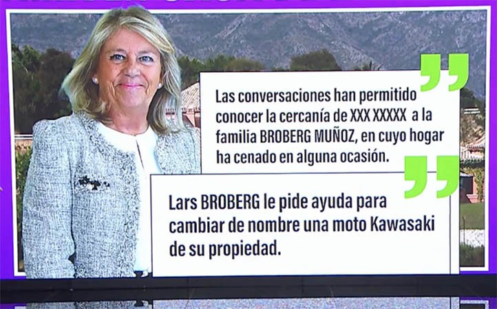 La Policía detectó en la casa de Ángeles Muñoz a presuntos narcotraficantes