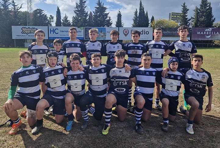 Los sub-14 del Marbella RC acaban primeros de grupo la primera fase