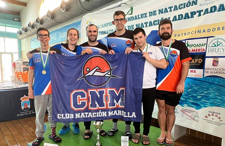 El CN Marbella revalida el título de campeón de Andalucía de la FANDDI