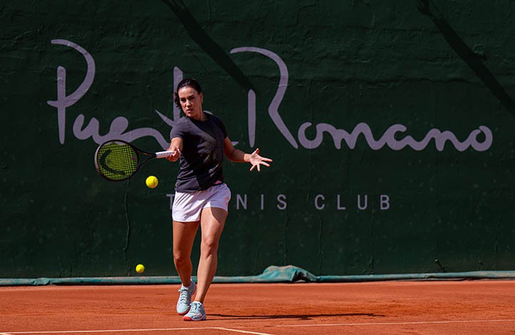 El equipo español femenino para la Billie Jean King Cup ya entrena en Marbella