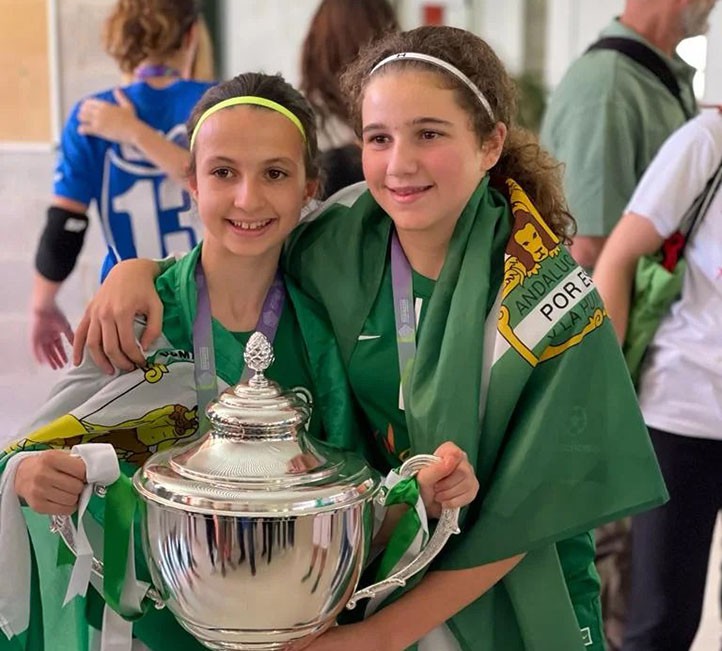 Sofía Millán y Anabel Alarcón, campeonas de España con Andalucía