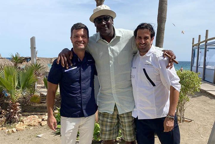 El mito de la NBA Michael Jordan, de vacaciones en Marbella