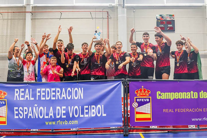 Los juveniles del Costa del Voley de Marbella son los mejores de España