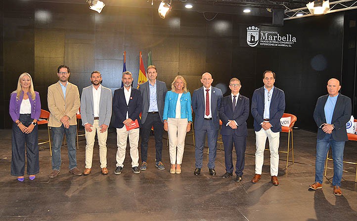 Muñoz sale noqueada del debate con todos los candidatos en RTV Marbella