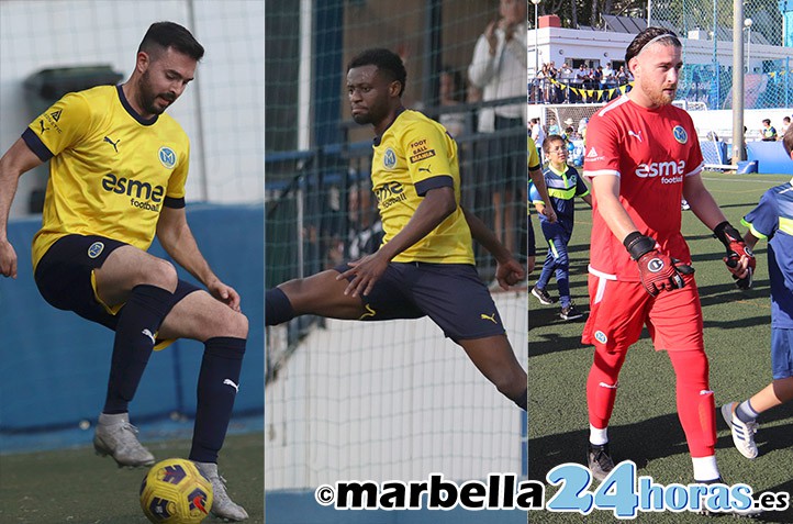 El FC Marbellí cierra la renovación de tres piezas claves en el ascenso