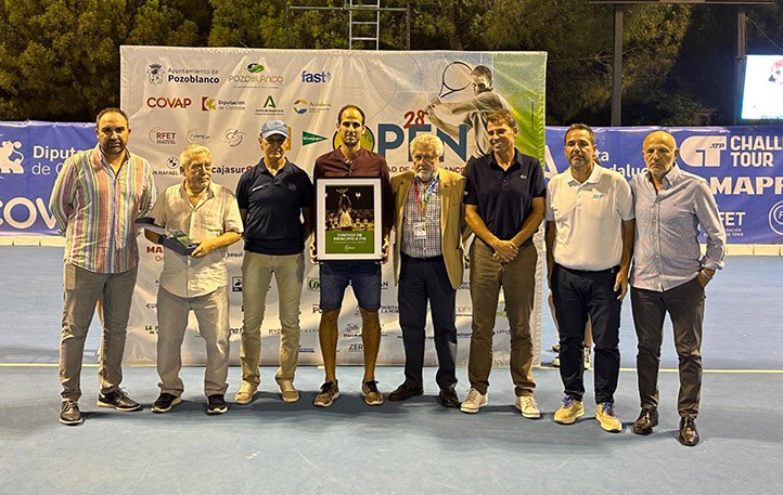 Emotivo adiós del marbellí Menéndez-Maceiras en el Open de Pozoblanco