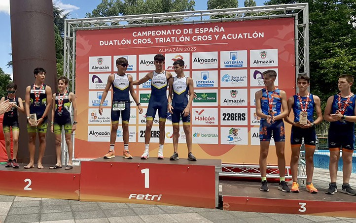 El Hotel Los Monteros Triatlón Marbella, campeones de España cadetes en duatlón