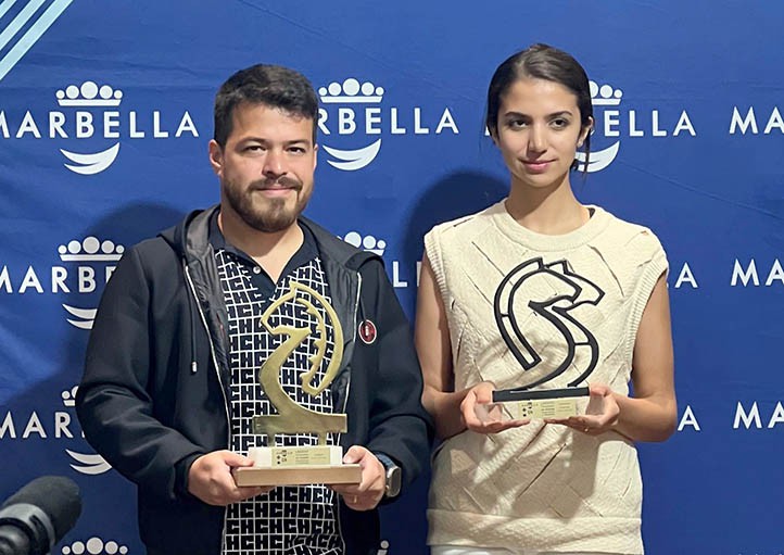 Iturrizaga y Sara Khadem, campeones de España de ajedrez en Marbella