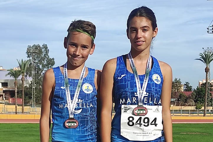 Dos medallas para el Marbella del Sol en el Campeonato de Andalucía sub 14