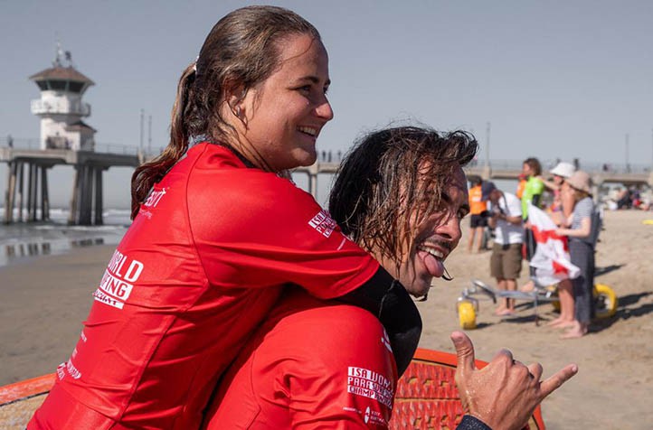 La marbellí Sarah Almagro se proclama campeona del mundo de parasurfing