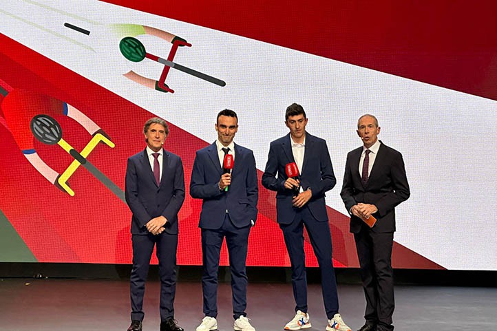 El marbellí Luis Ángel Maté participa en la presentación de la Vuelta 2024