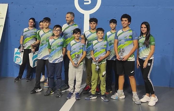 Tres primeros puestos del Club Frontenis Marbella en el Open del Circuito Andaluz